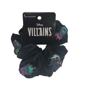 Disney Lady Villains Hair Accessories Scrunchies Hairband,1Piece Black (New)